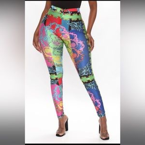 Dipped in Baroque High Waist pants - Fashionnova